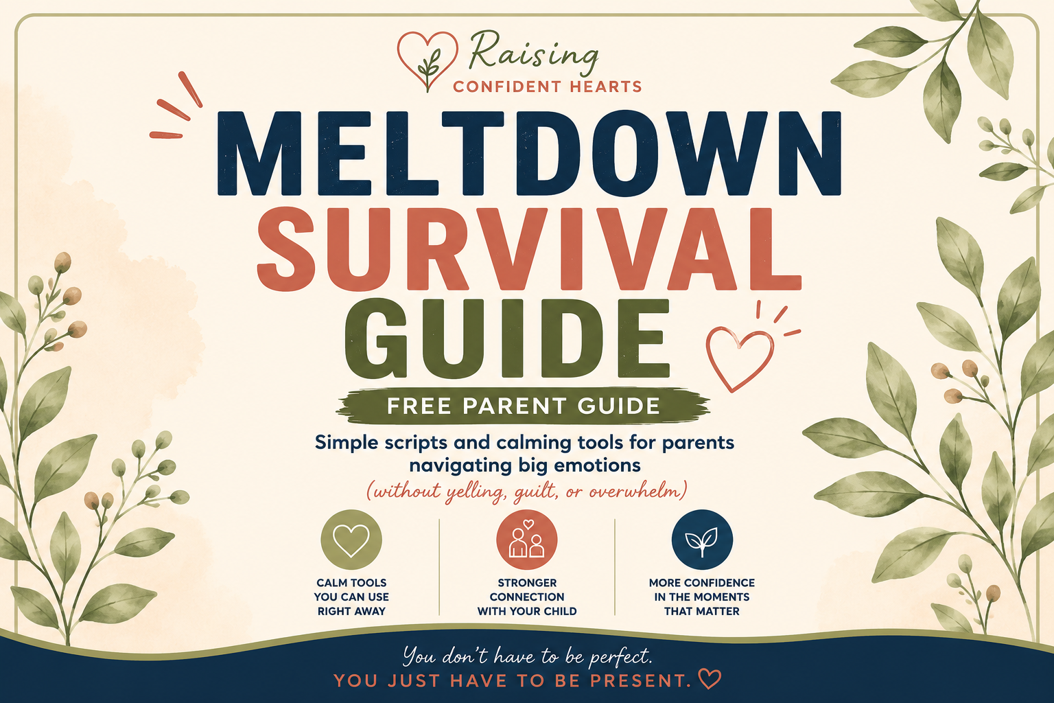 Meltdown Survival Guide — free parent guide cover